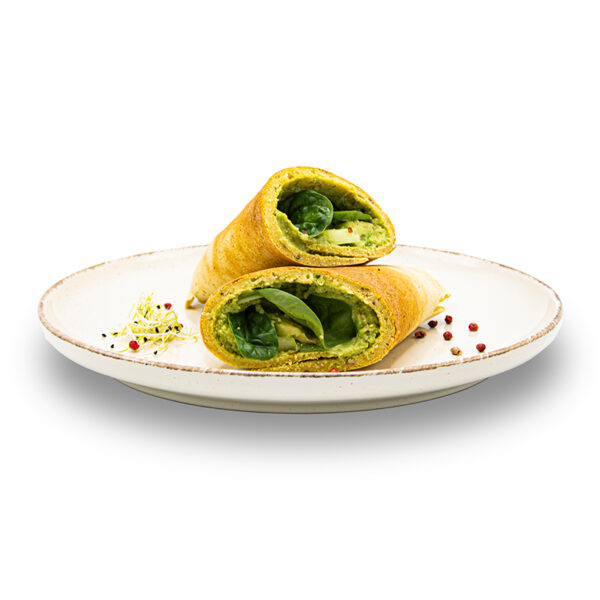 Wrap cu hummus și legume
