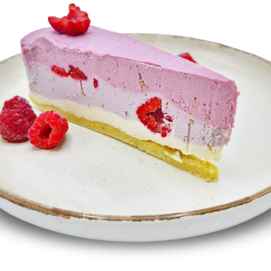 Deliciul Zeilor (vanilie și zmeură) fără foc, lactate, ouă, zahăr alb sau gluten